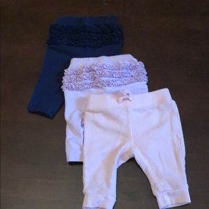 Bundle of 0-3 month Leggings